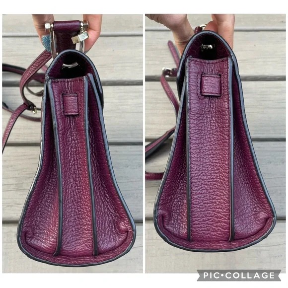 Rebecca minkoff purple purse hot sale